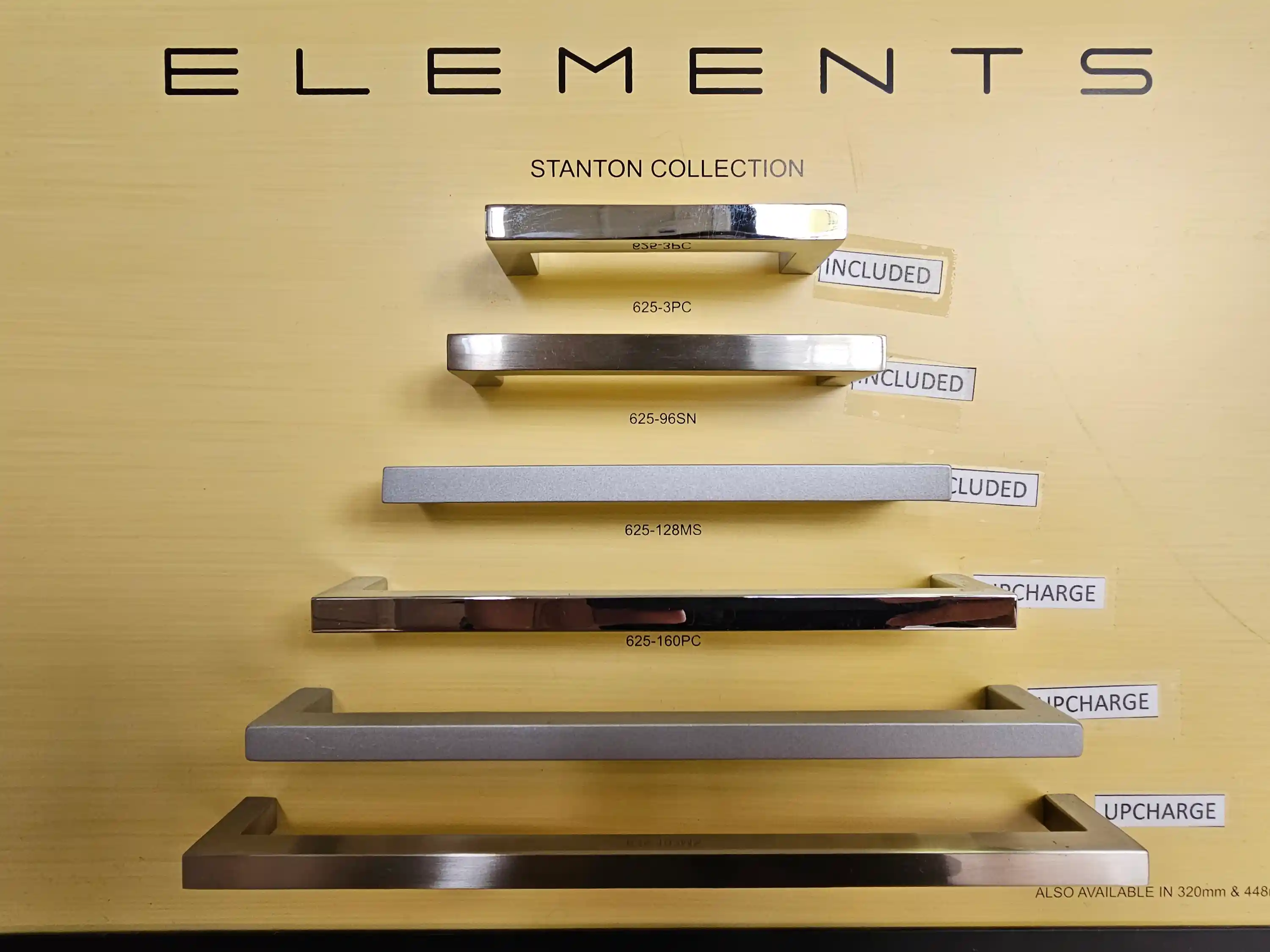 elements handles stanton collection for kitchen cabinets.