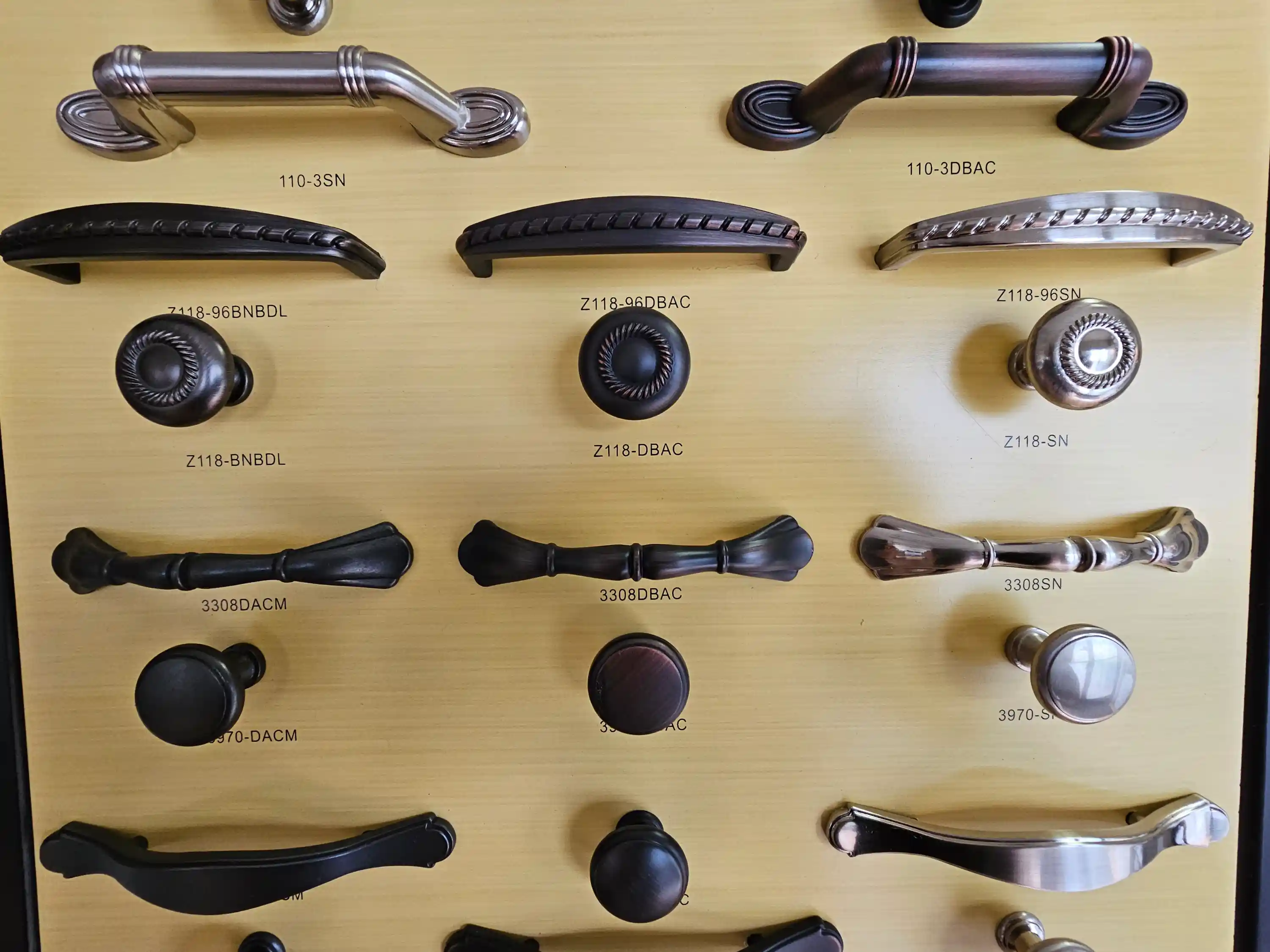 Cabinet hardware collection