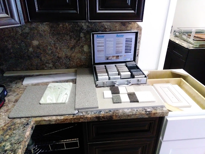 choose from a variety of kitchen countertops styles and colors