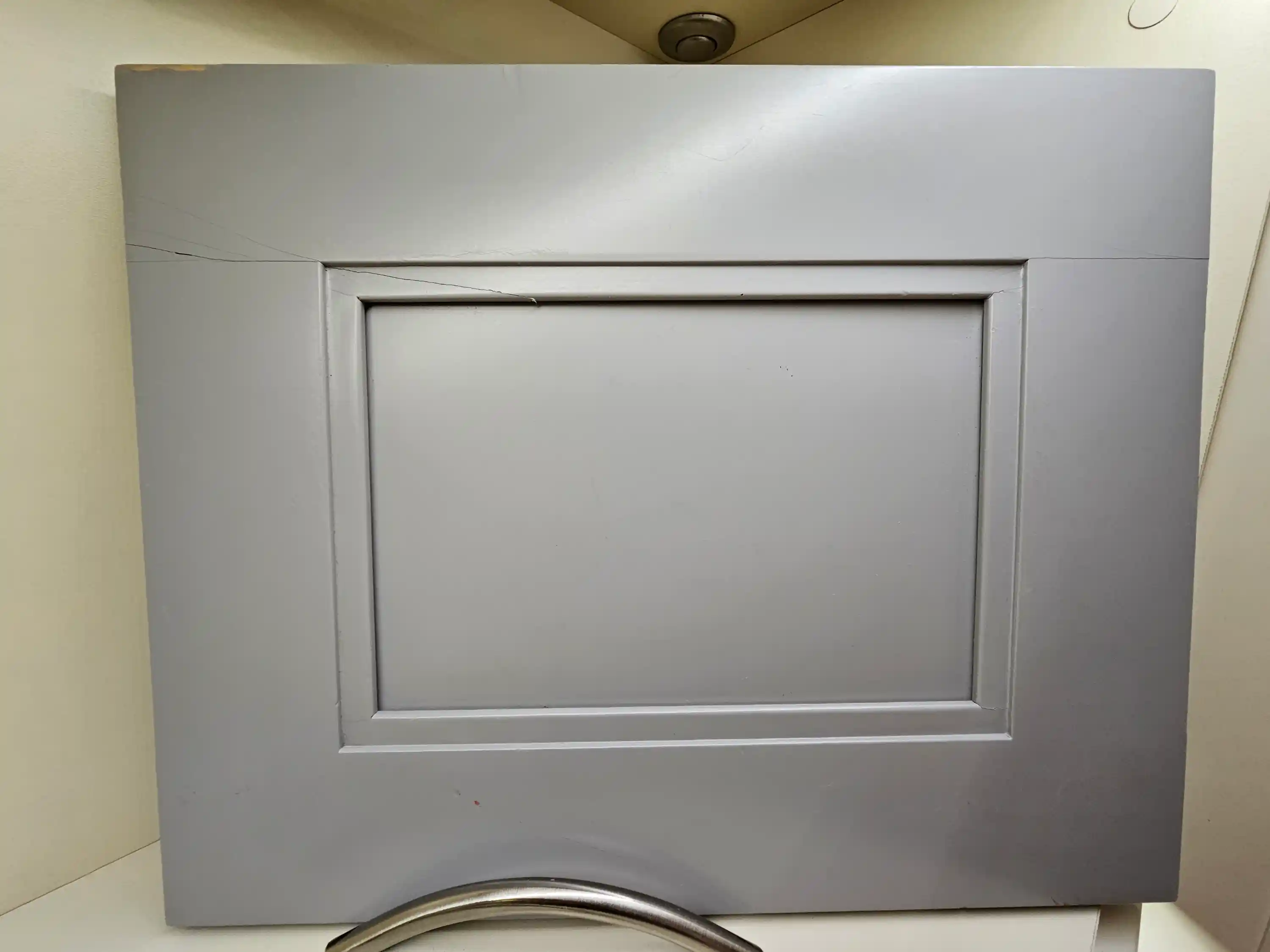 Plain grey cabinet