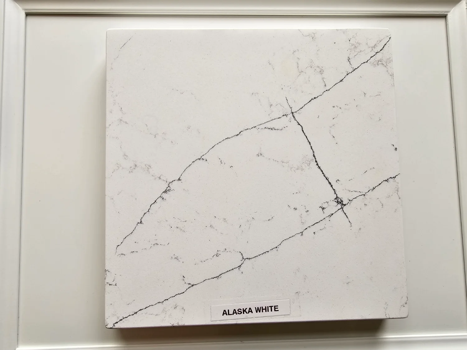 Alaska white quartz countertops